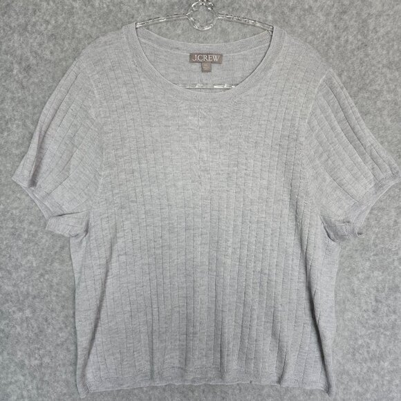 J.Crew Womens Sz XXL Cashmere Silk Lightweight Knit Top Preppy Luxury Minimalist - Picture 1 of 8